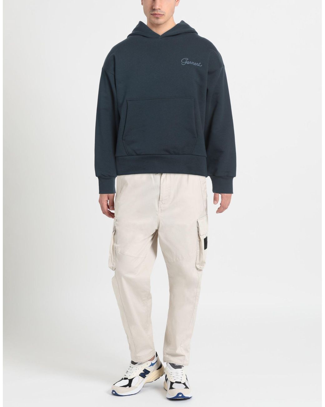 GARMENT WORKSHOP Blue Sweatshirt for men