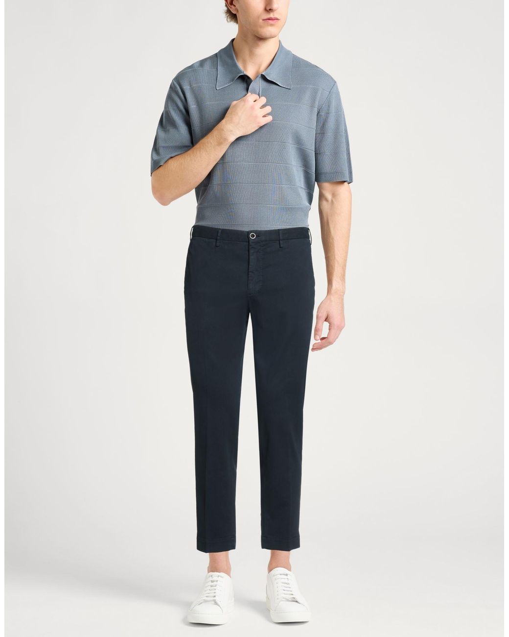 Incotex Blue Trouser for men