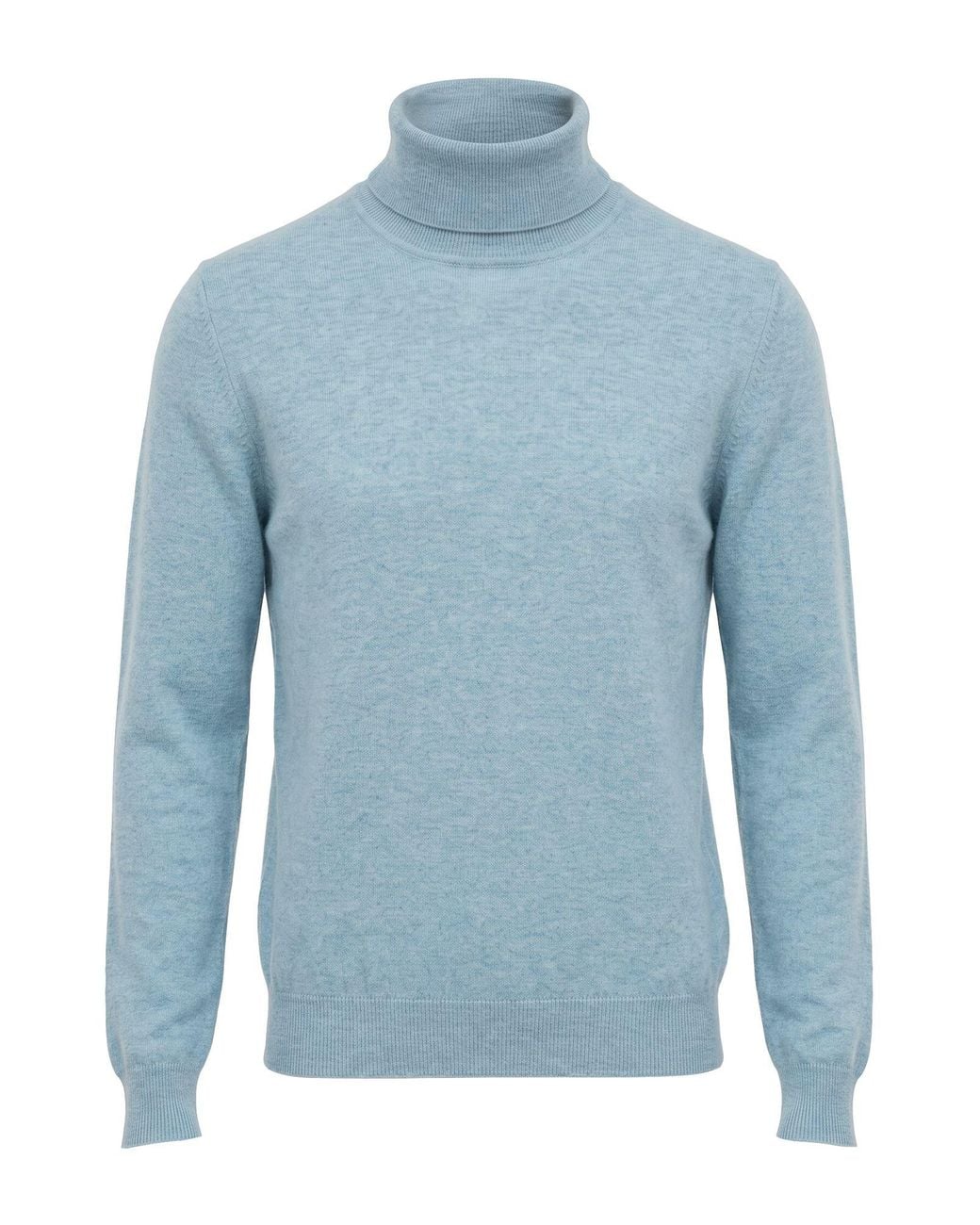 Fedeli Blue Turtlenecks for men