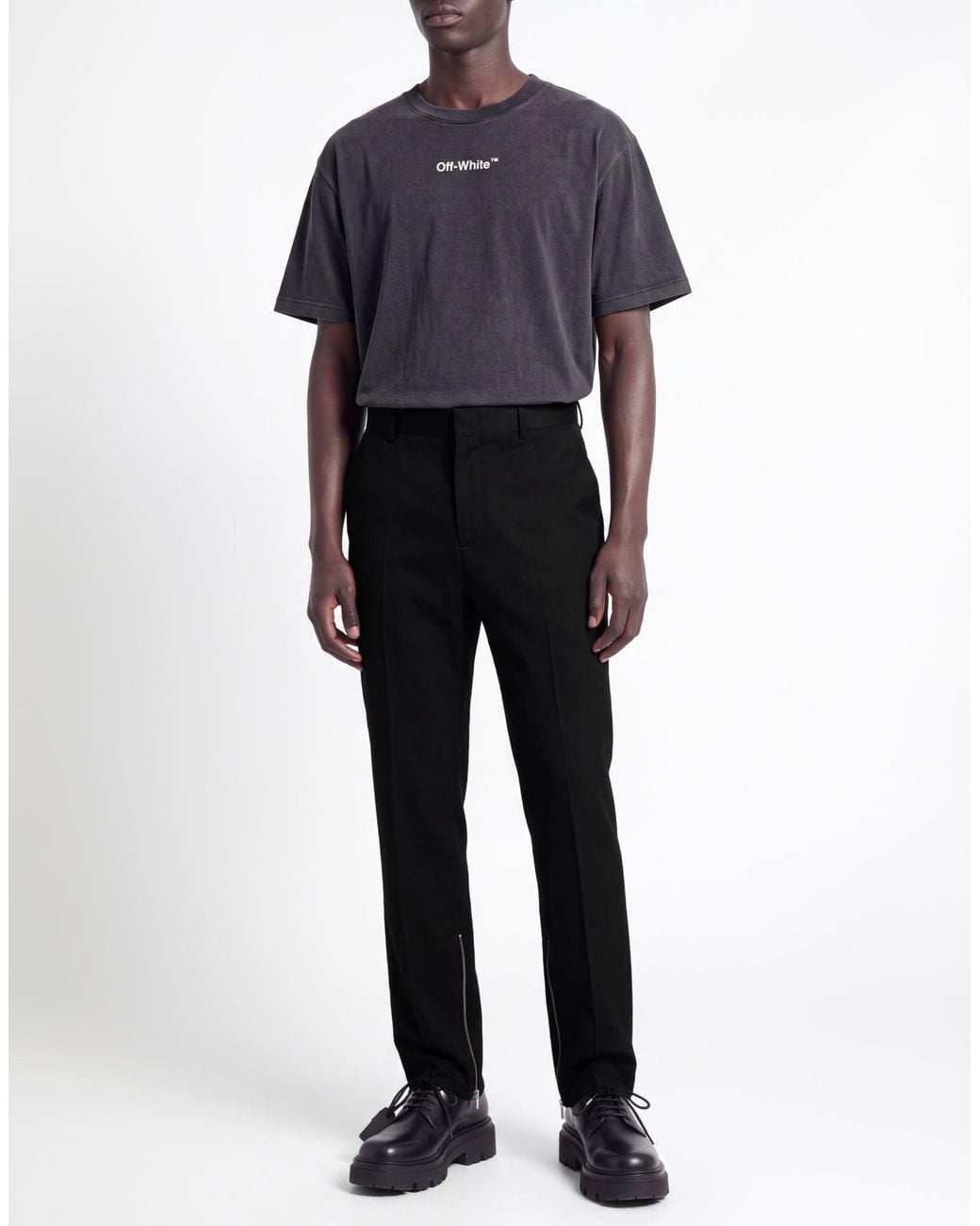 Off-White c/o Virgil Abloh Black Pants Wool for men