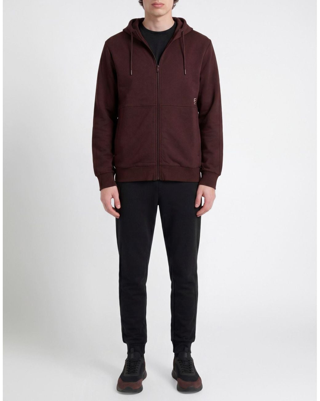 EA7 Brown Sweatshirt Cotton for men