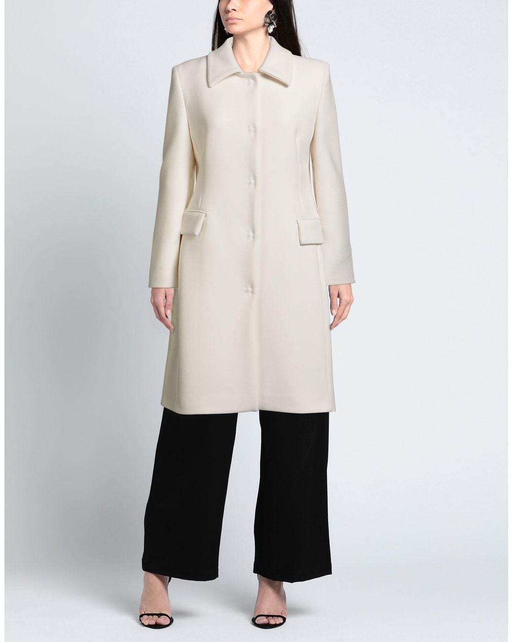 ANNIE PARIS Natural Coat Wool, Polyamide