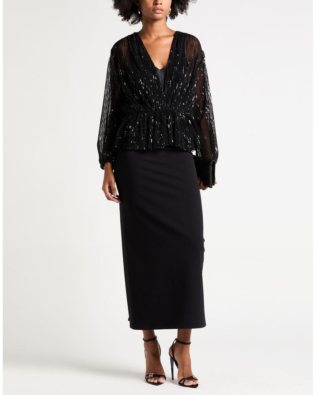 Maje Black Top Polyester