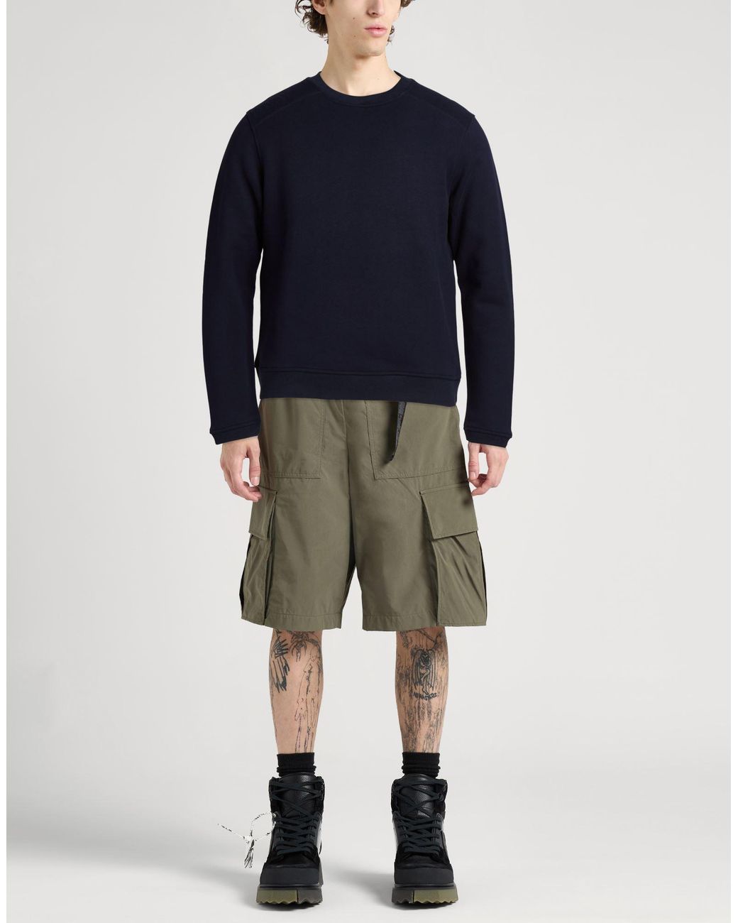 K-Way Blue Midnight Sweatshirt Cotton, Cashmere for men