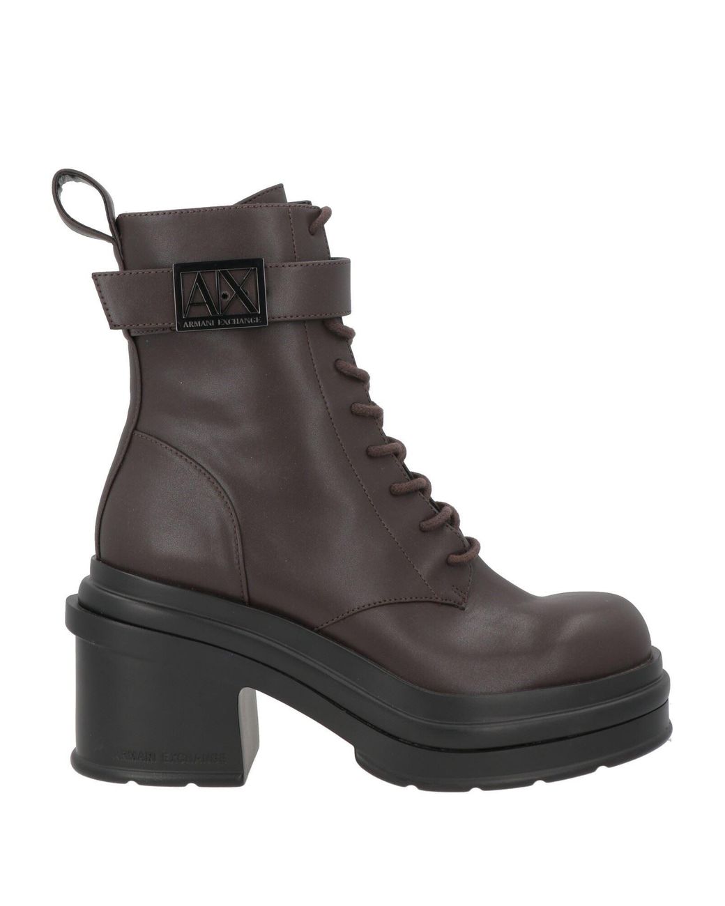 ARMANI EXCHANGE Black Ankle Boots