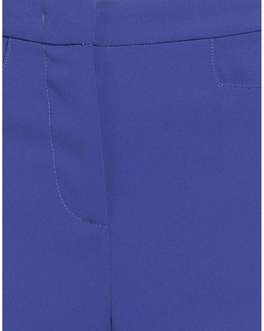 Pinko Blue Pants Polyester, Elastane