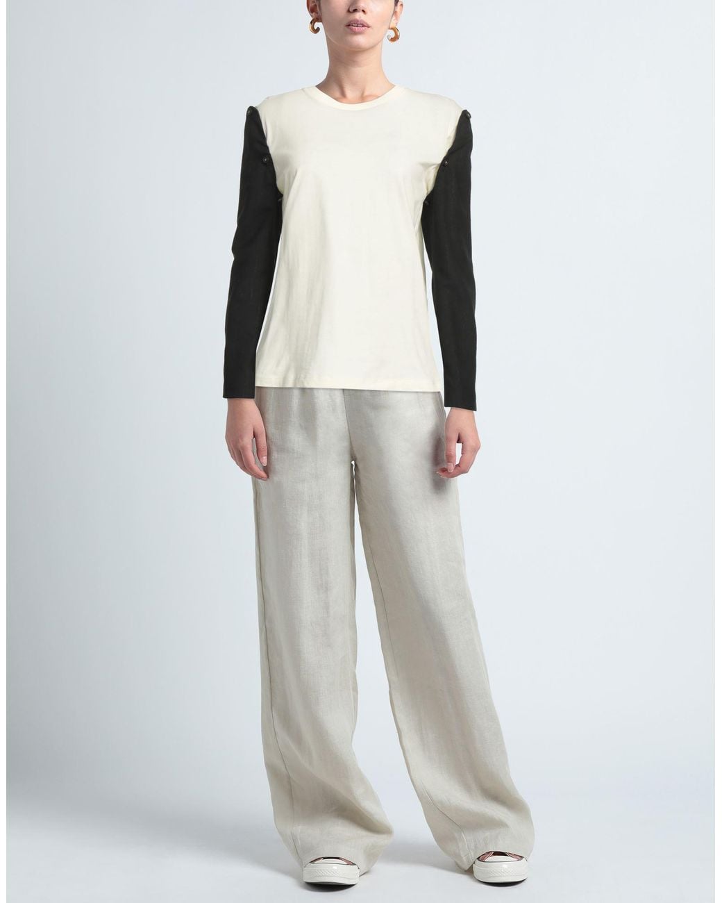 Erika Cavallini Semi Couture White T-shirt