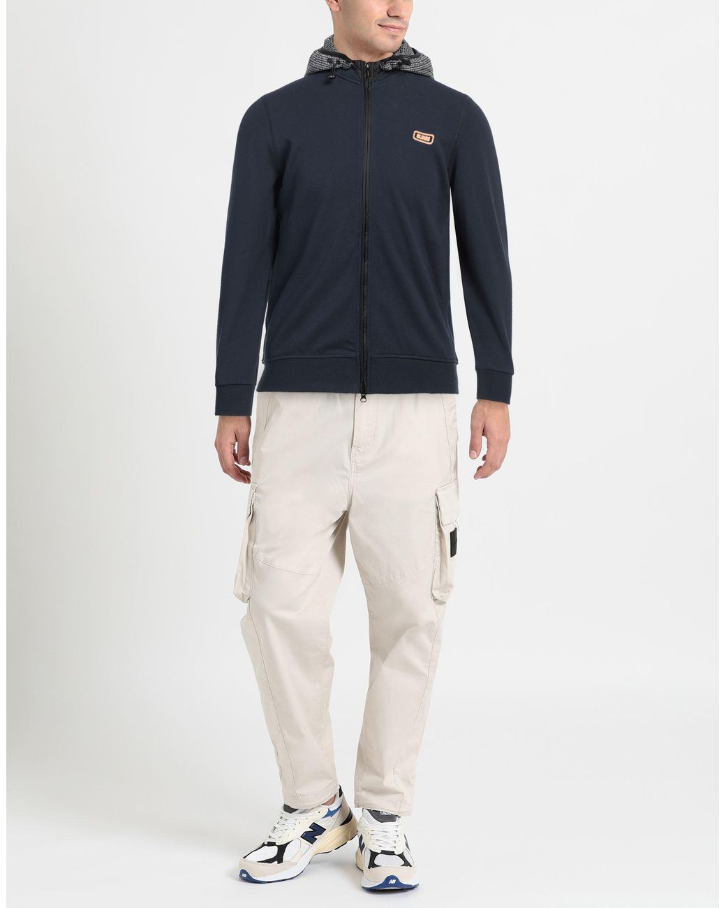 Sun 68 Blue Sweatshirt for men