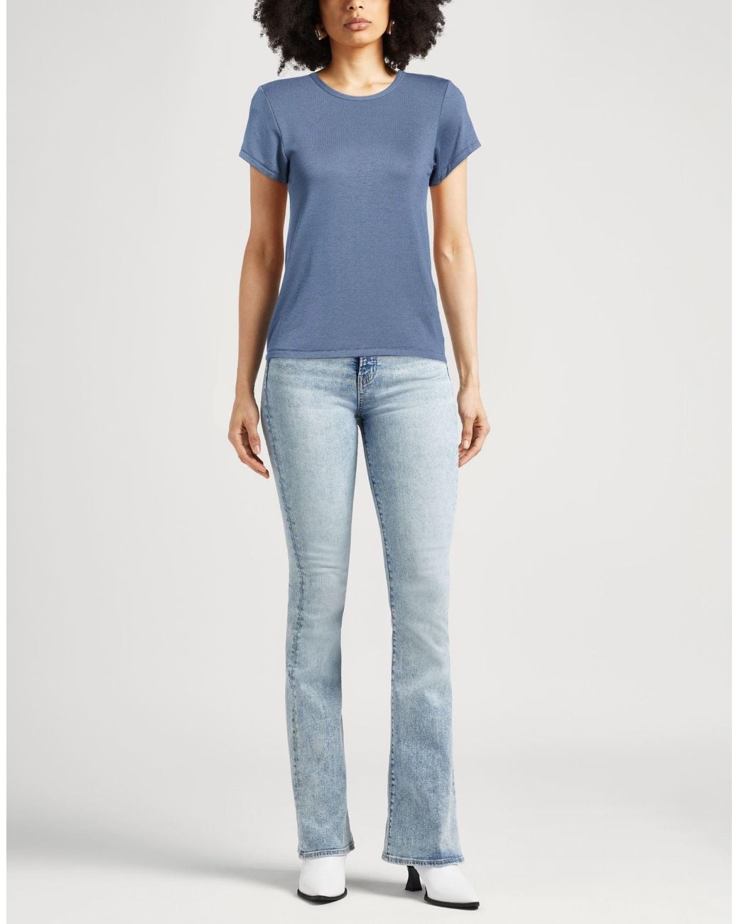 Rag & Bone Blue Sweater Cotton, Polyester, Elastane
