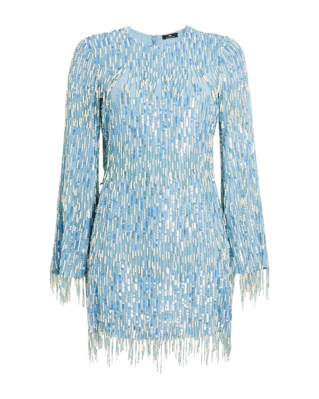 Elisabetta Franchi Blue Mini Dress