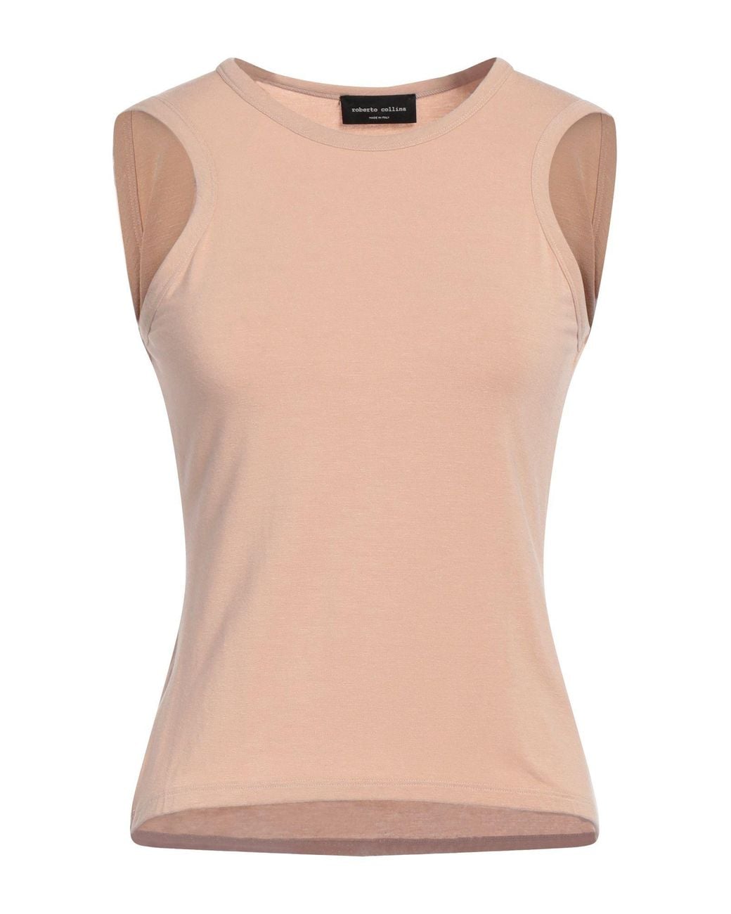 Roberto Collina Pink Top Modal, Cashmere, Elastane