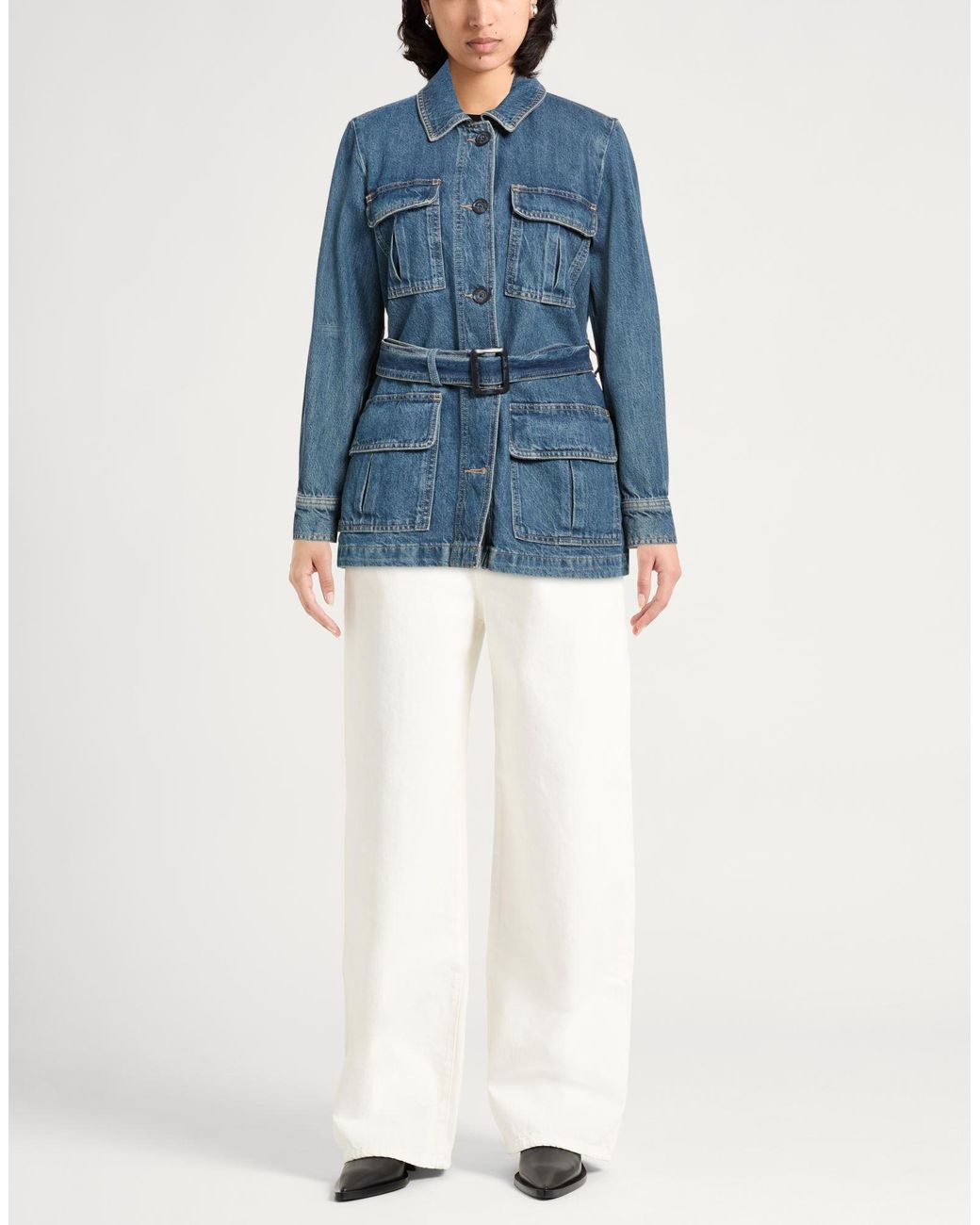 Manteau En Jean FRAME en coloris Blue