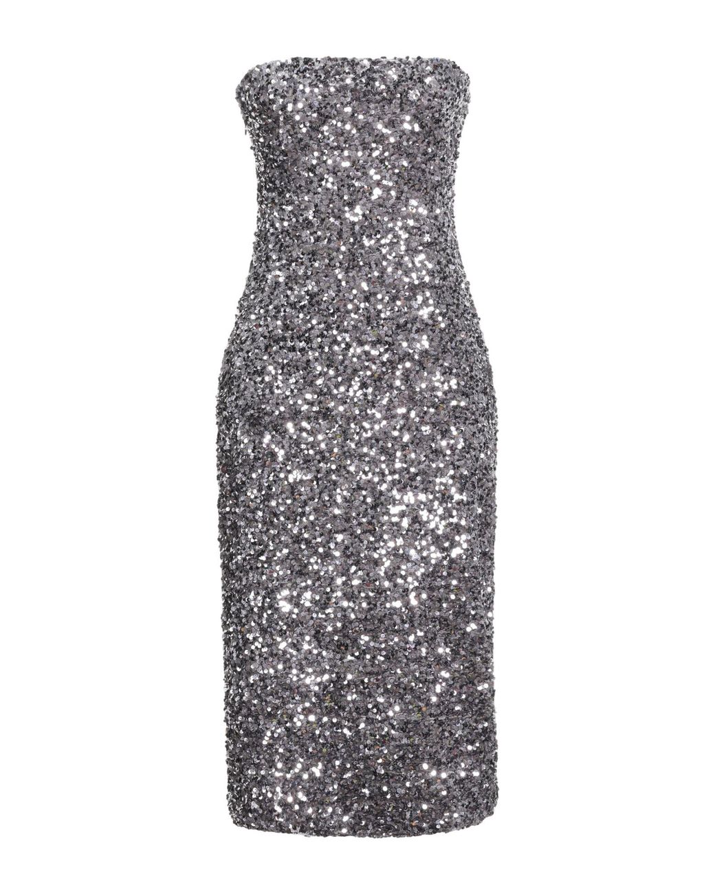 Motel White Midi Dress Polyester, Elastane