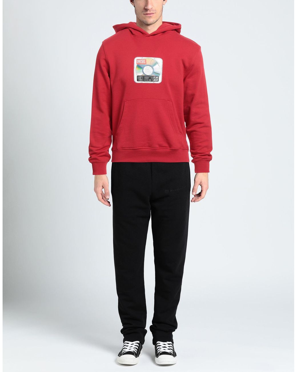 DIESEL Red Sweatshirt for men