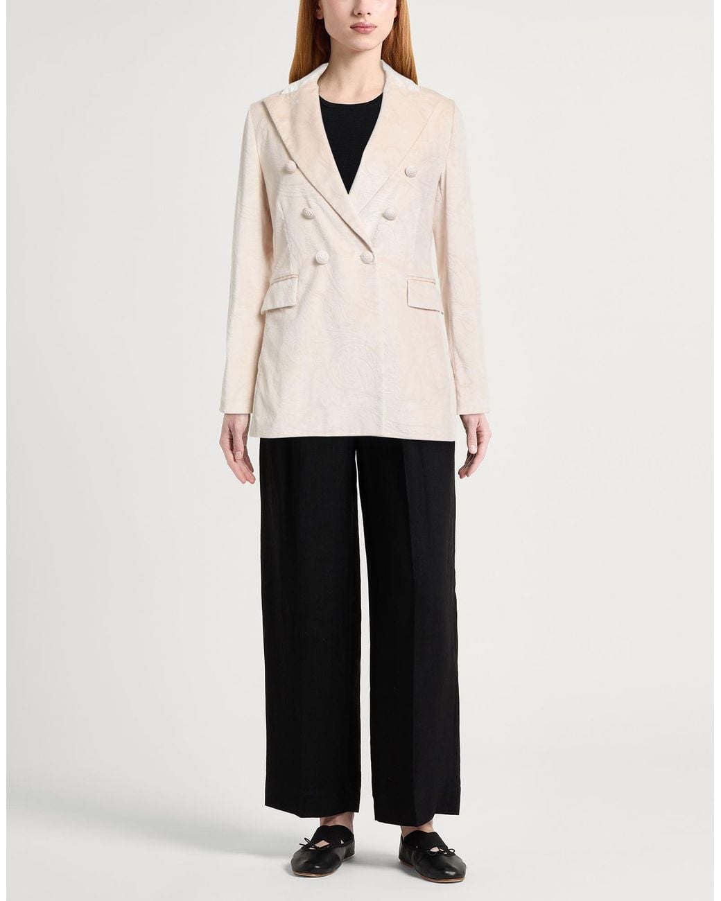 Circolo 1901 Natural Blush Blazer Cotton, Elastane