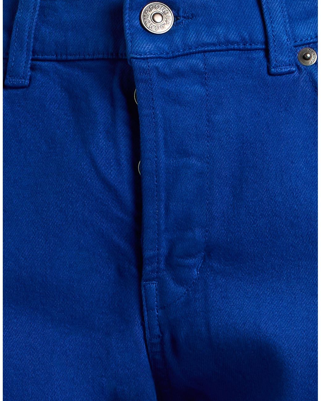 Dondup Blue Bright Jeans Cotton, Elastane for men
