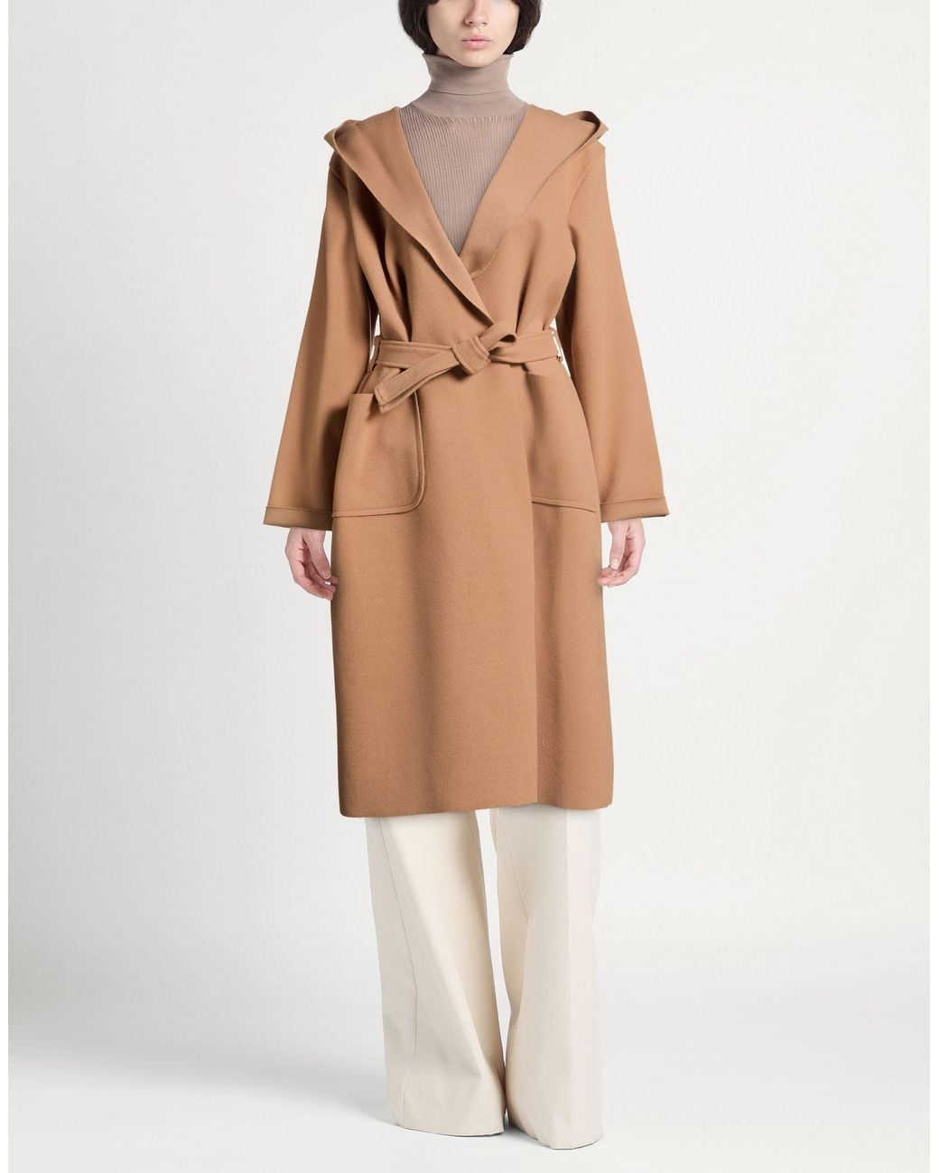 BRERAS Milano Natural Camel Coat Polyester
