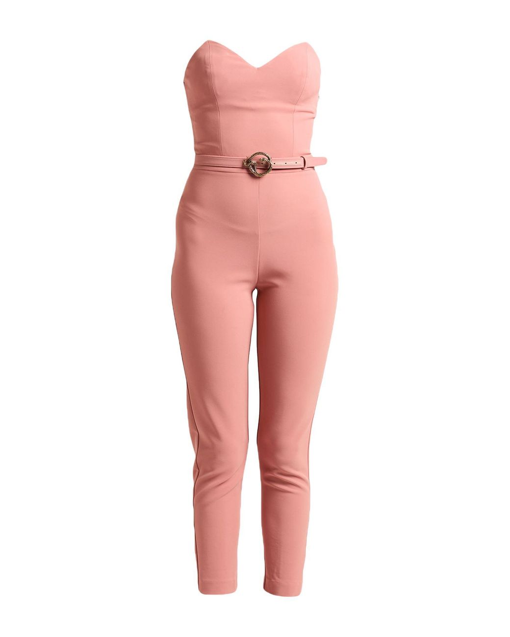 Elisabetta Franchi Pink Blush Jumpsuit Acetate, Elastane