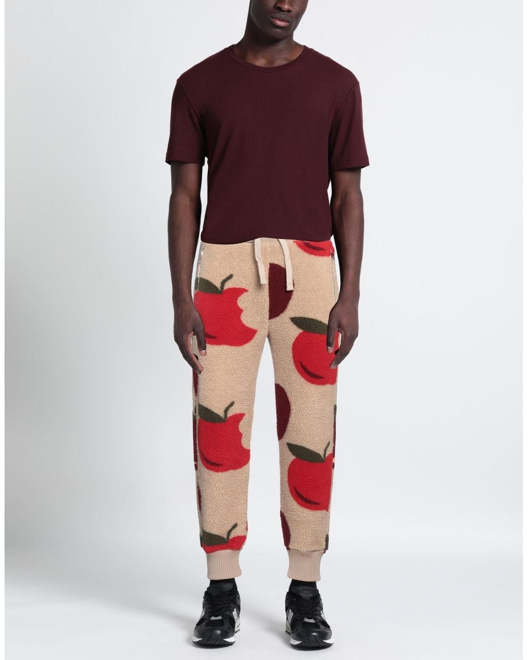 J.W. Anderson Red Pants Acrylic, Polyester, Lambswool, Elastane for men