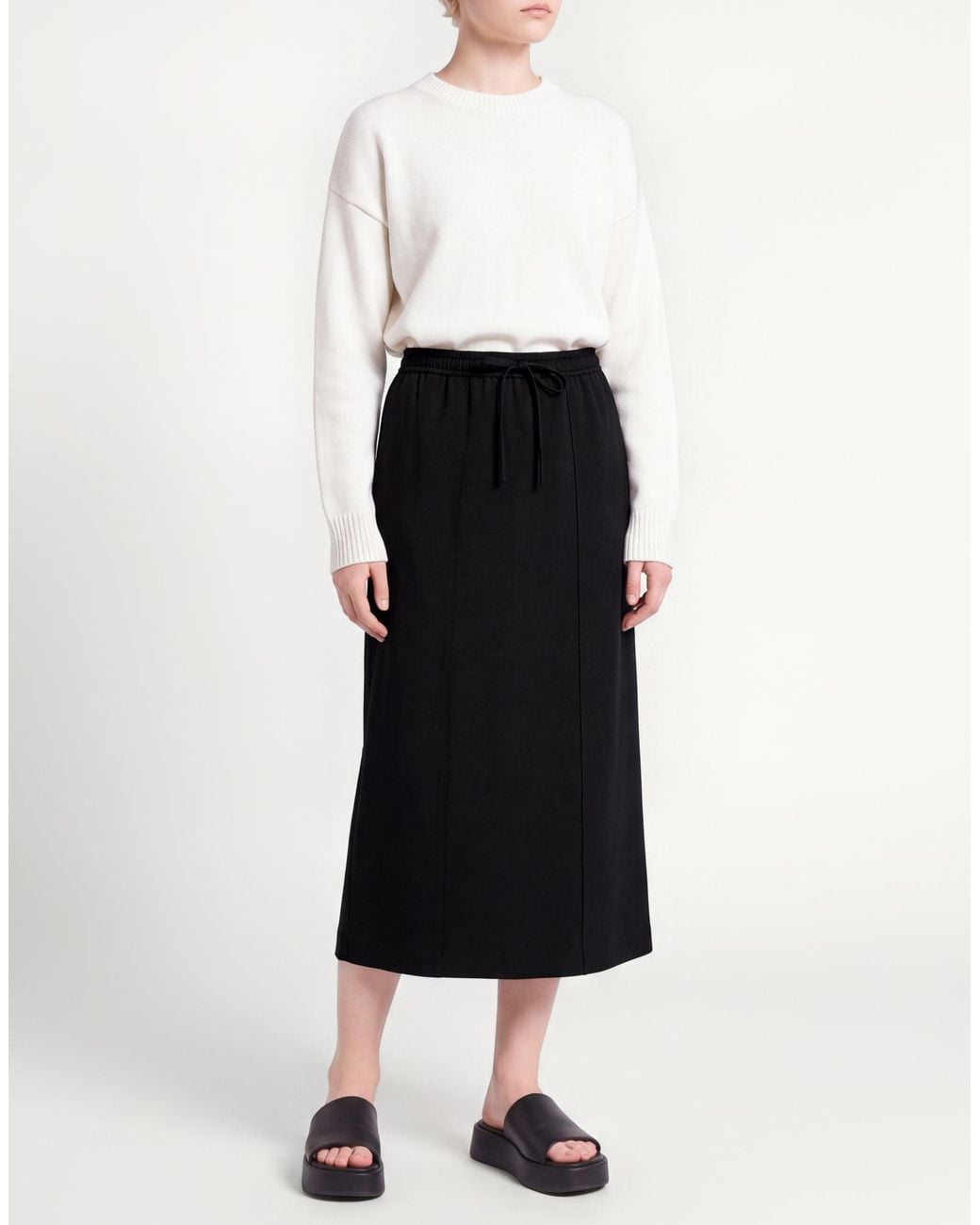Beatrice B. Black Midi Skirts
