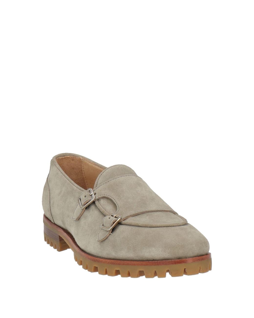Eleventy Gray Loafers Leather