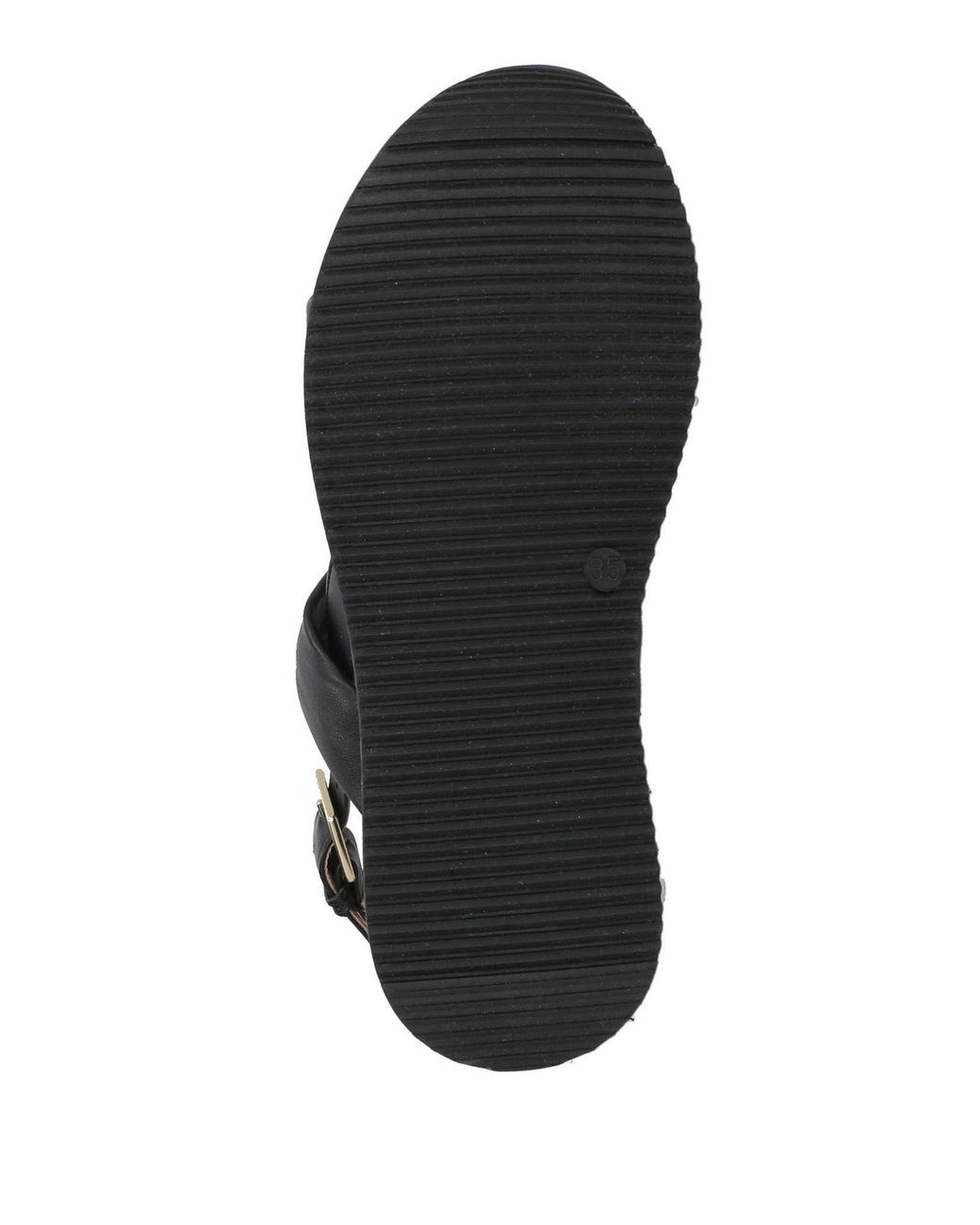 Pollini Black Sandals