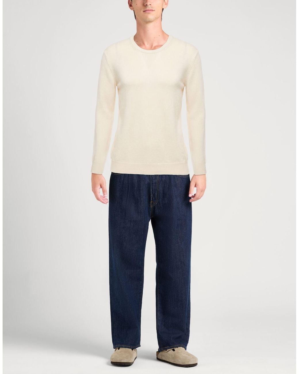 Manuel Ritz Natural Sweaters for men