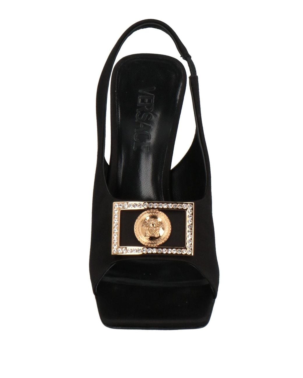 Versace Black 'Medusa' Sandals