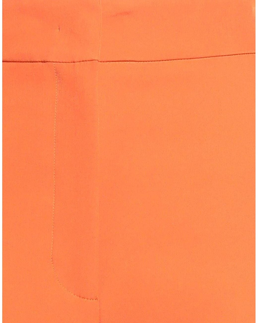 Camilla Orange Pants Polyester, Elastane