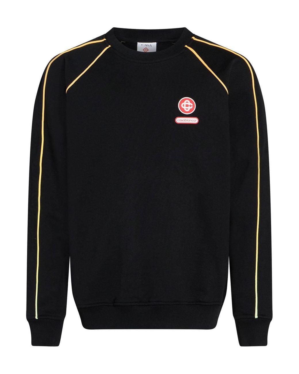 Casablanca Black Sweatshirt Organic Cotton for men
