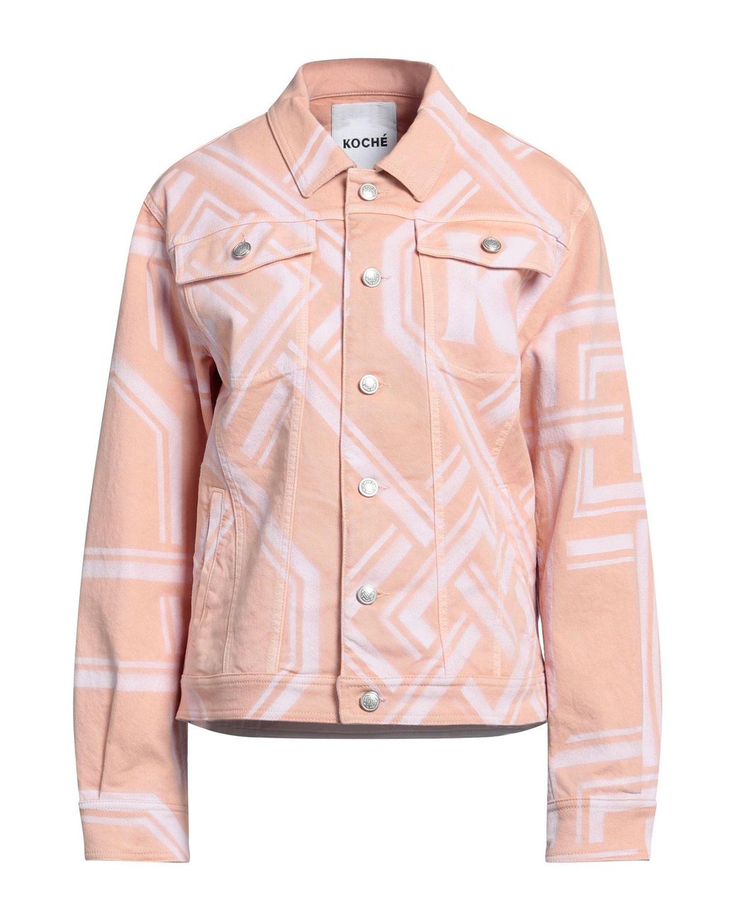Koche Pink Denim Outerwear