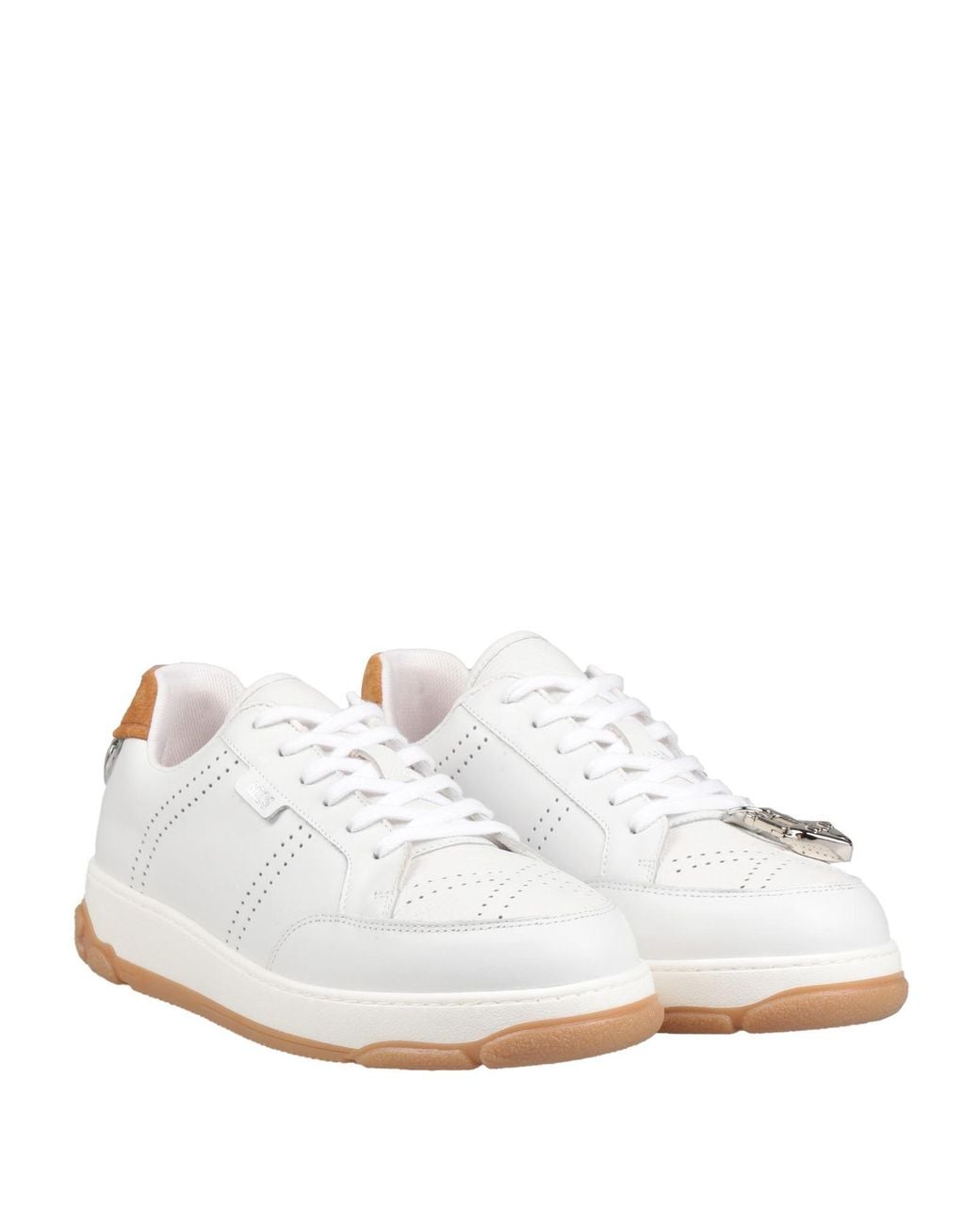Gcds White Sneakers Leather