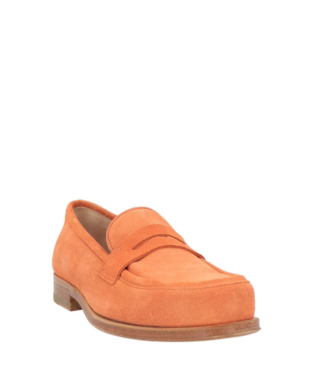 Sergio Rossi Orange Mokassin