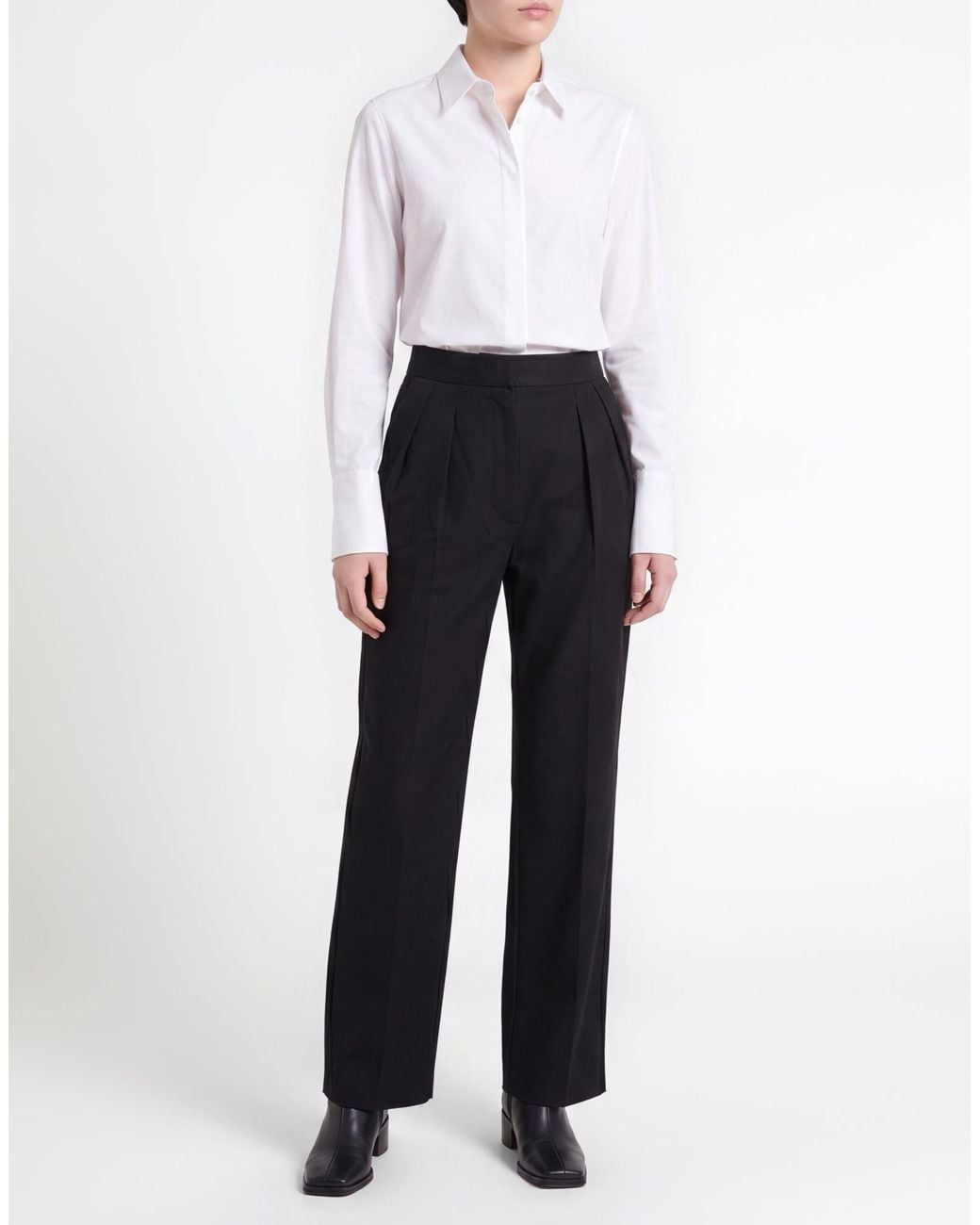 Max Mara Black Pants Cotton