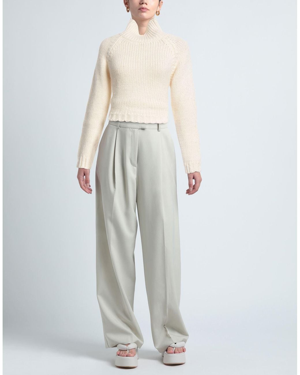Maje White Rollkragenpullover