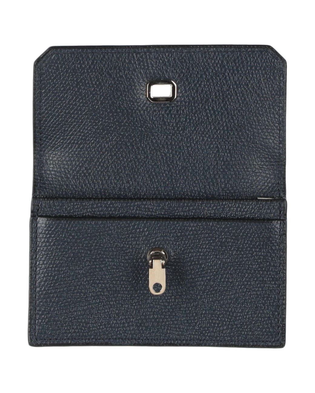 Valextra Blue Cardholder