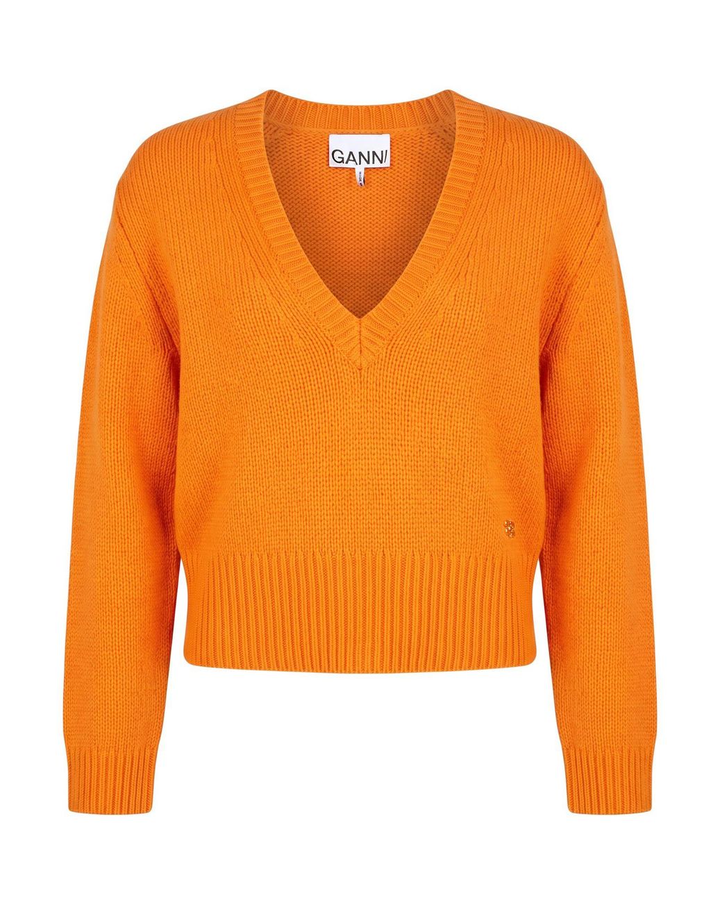 Pullover Ganni en coloris Orange