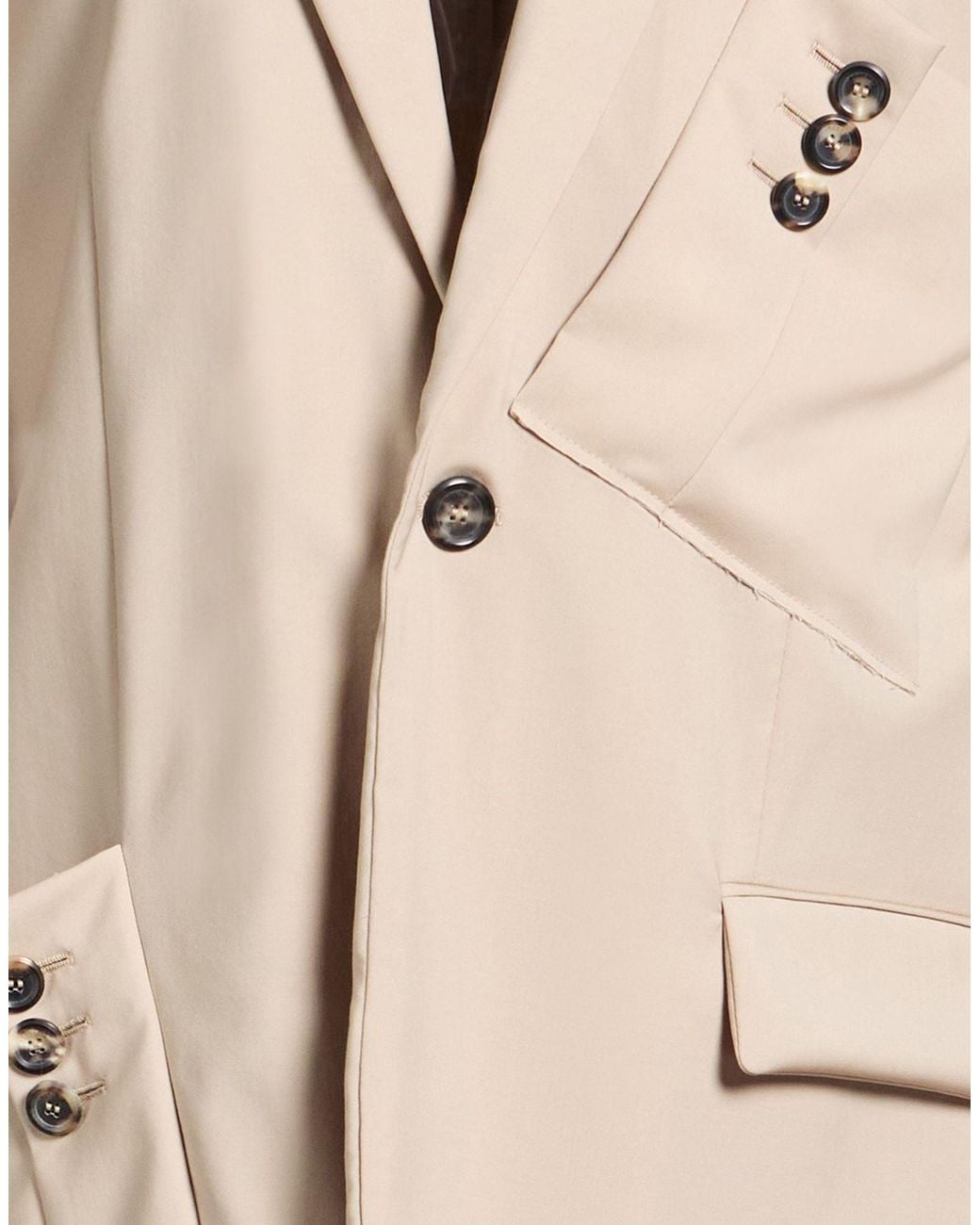 Moschino Natural Blazer Virgin Wool