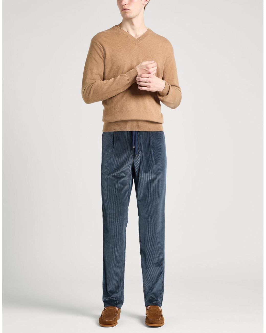 Pantalone di Drumohr in Blue da Uomo