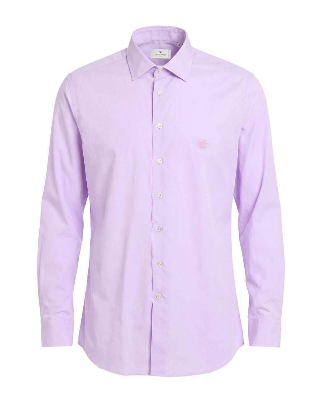 Etro Purple Light Shirt Cotton, Elastane for men