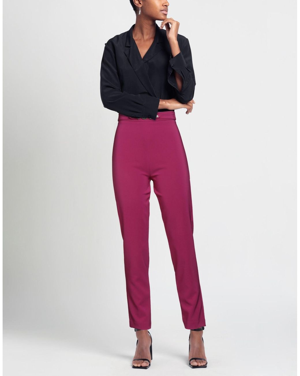 alma sanchez Red Trouser