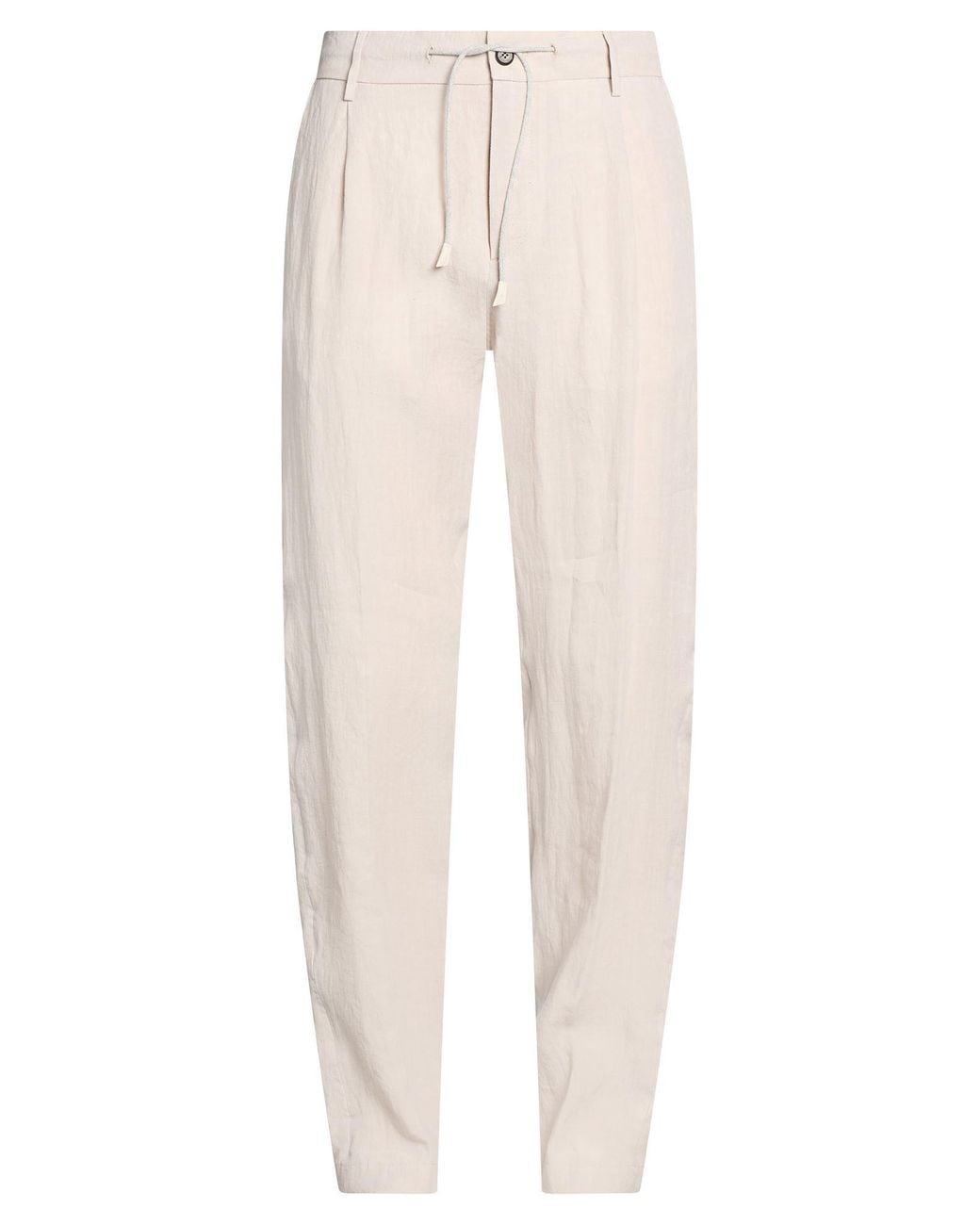 Eleventy Natural Pants Linen for men
