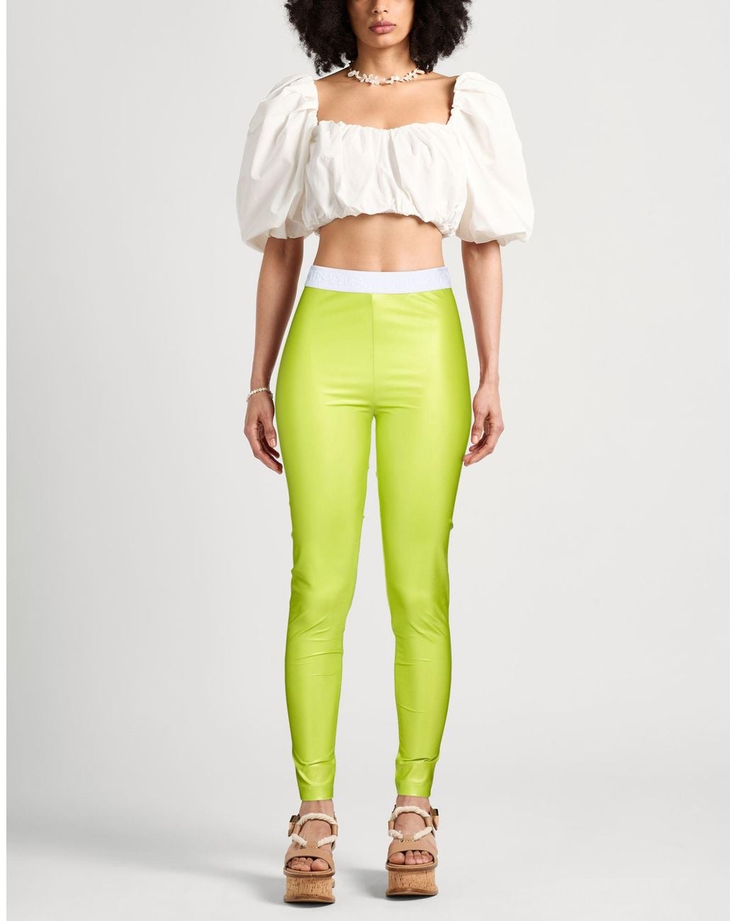 Versace Jeans Couture Yellow Leggings