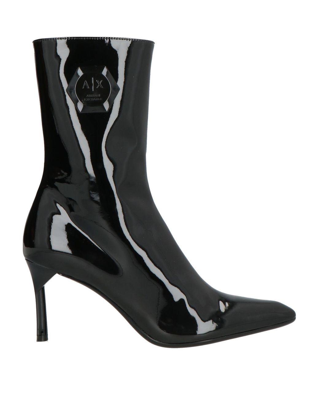ARMANI EXCHANGE Black Ankle Boots