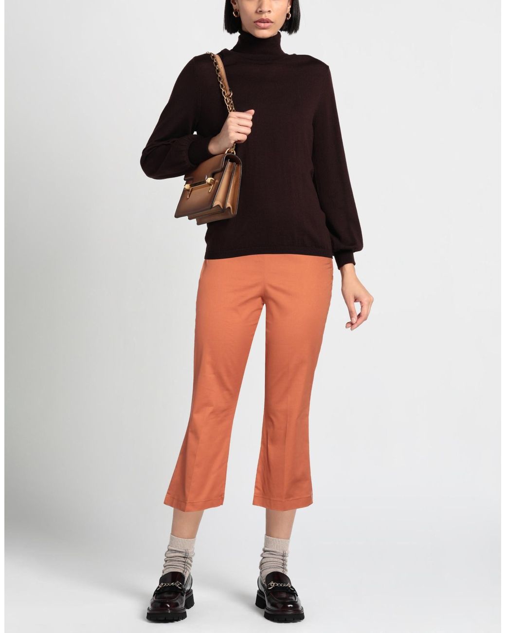Hanita Orange Pants