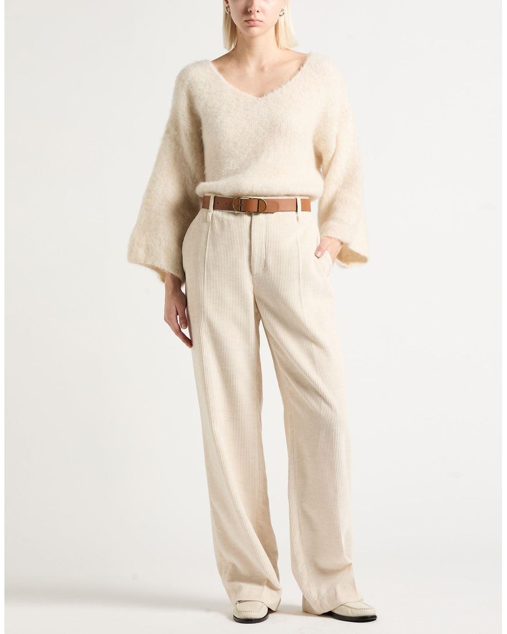 Soallure Natural Sweater Acrylic, Polyamide, Mohair Wool, Wool, Elastane