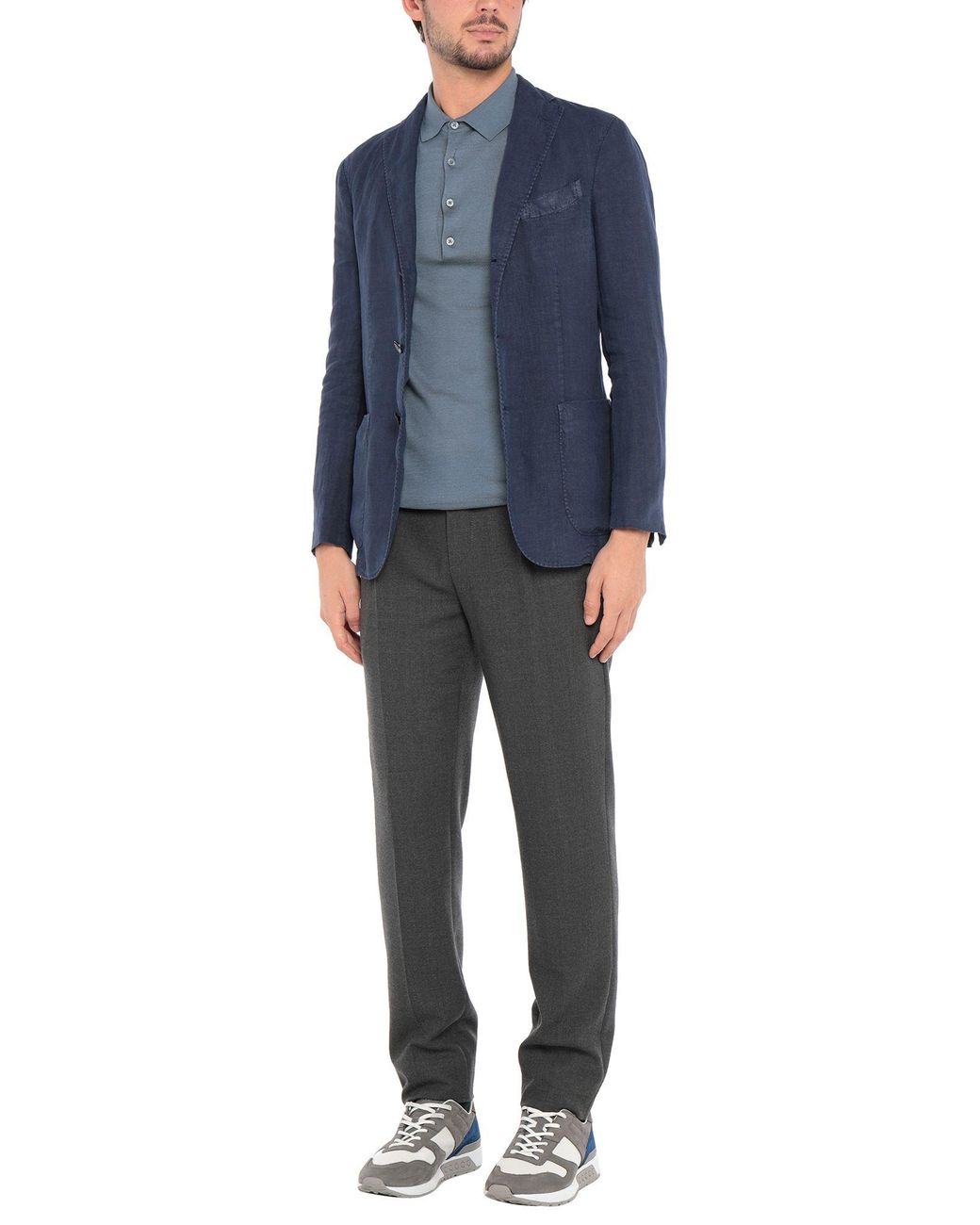 Boglioli Blue Blazer for men