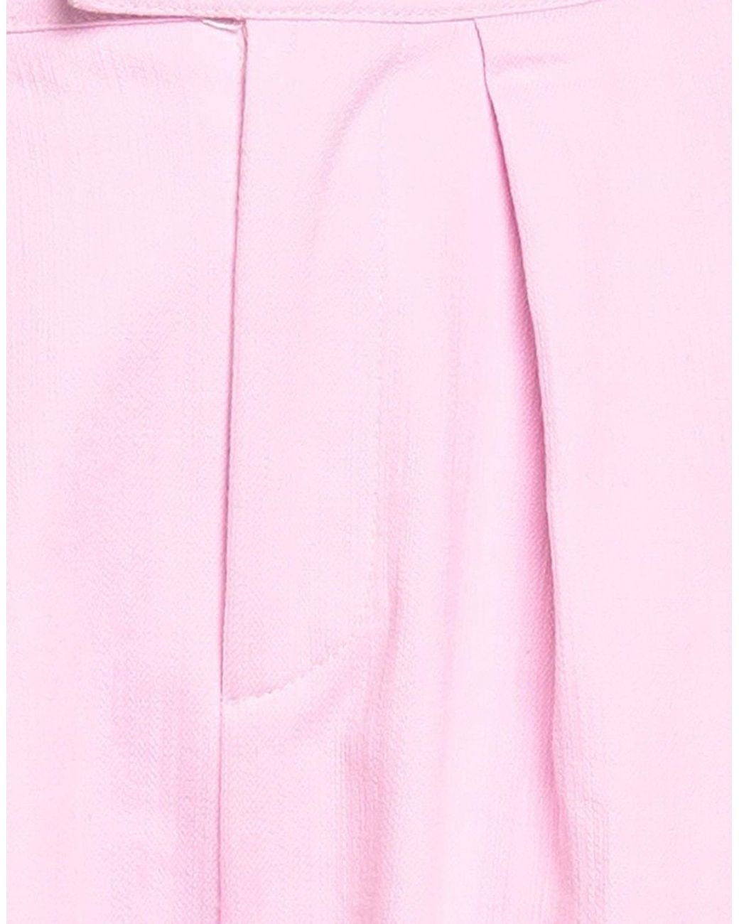 Gaelle Paris Pink Pants Cotton, Polyester, Elastane