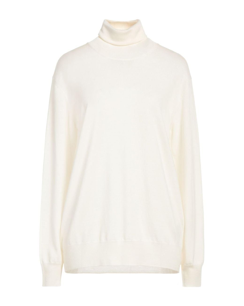 Jil Sander White Turtleneck