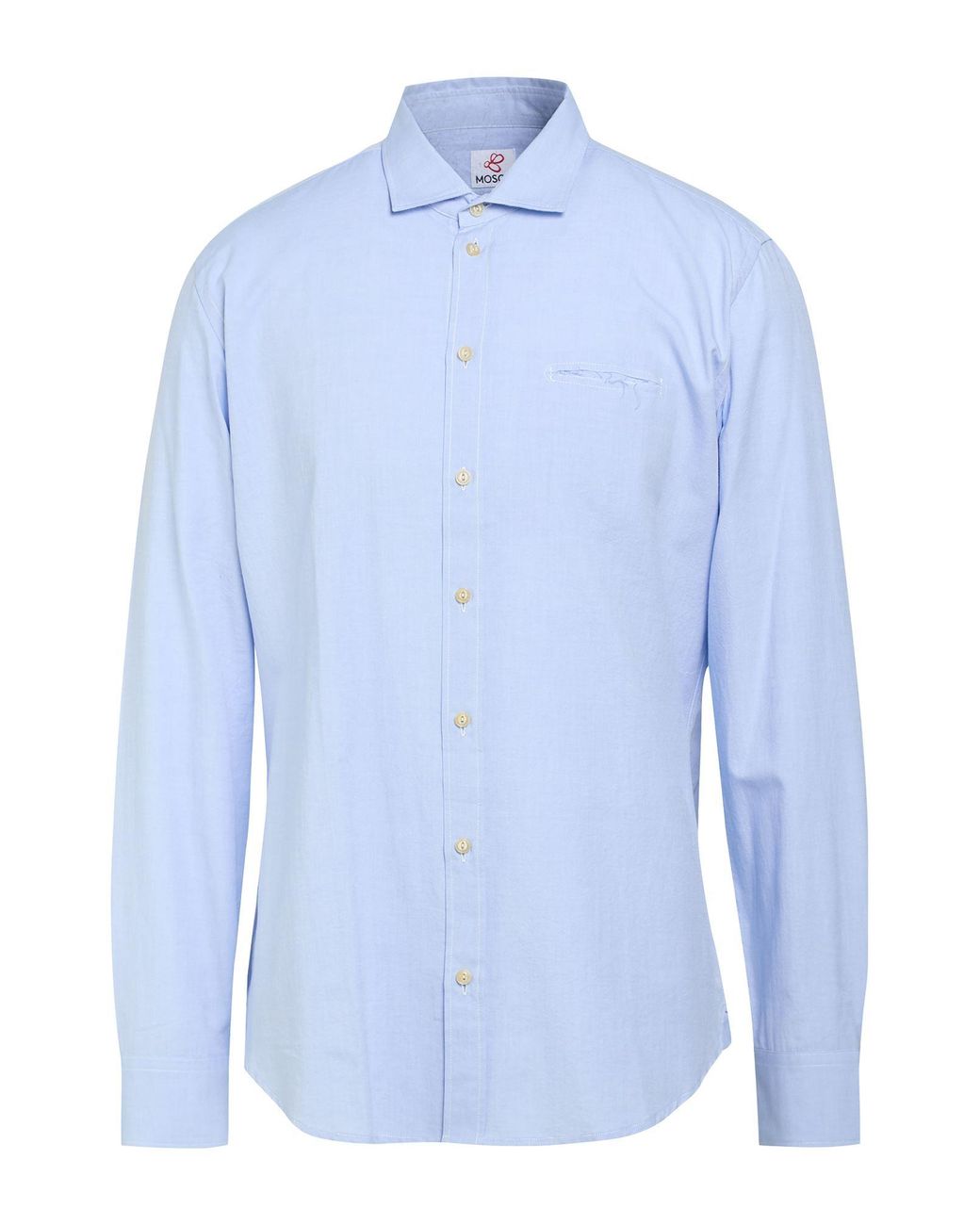 Mosca_ Blue Shirt Cotton for men